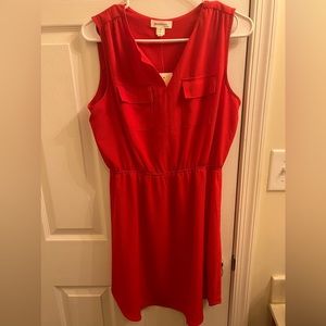 Red Monteau Los Angeles Dress